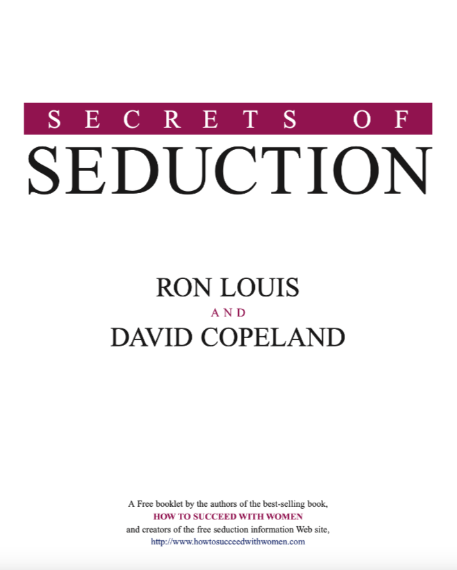Secrets Of Seduction eBook