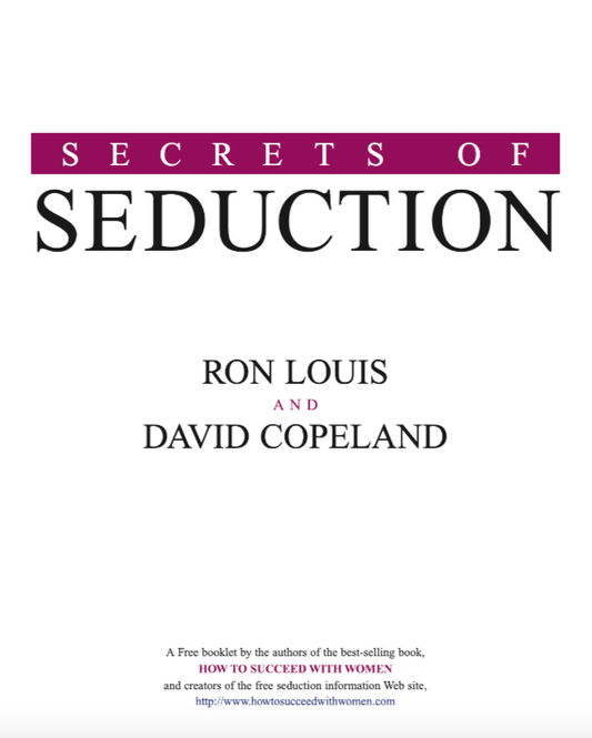 Secrets Of Seduction eBook